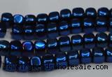 CHE859 15.5 inches 3*3mm dice platedhematite beads wholesale