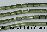 CHE957 15.5 inches 2*4mm cuboid plated hematite beads wholesale