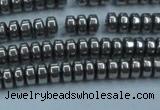 CHE967 15.5 inches 2*4mm rondelle plated hematite beads wholesale