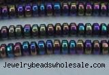 CHE969 15.5 inches 2*4mm rondelle plated hematite beads wholesale