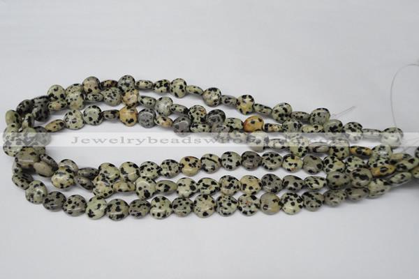 CHG19 15.5 inches 10*10mm heart dalmatian jasper beads wholesale