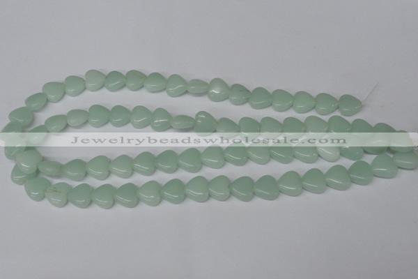 CHG30 15.5 inches 12*12mm heart amazonite gemstone beads wholesale