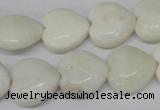 CHG62 15.5 inches 16*16mm heart shell beads wholesale