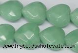 CHG95 15.5 inches 18*18mm faceted heart amazonite beads wholesale