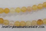 CHJ02 15.5 inches 6mm round honey jade stone beads wholesale