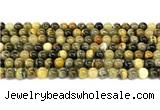 CHJ101 15 inches 6mm round honeybee jasper beads