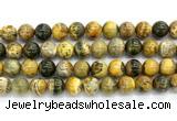 CHJ123 15.5 inches 12mm round honeybee jasper gemstone beads