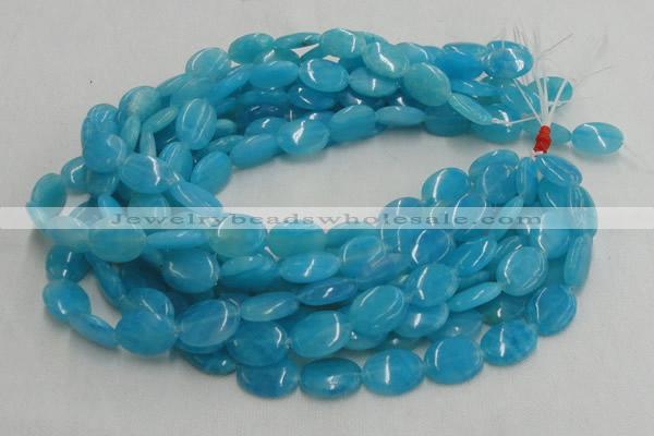 CHM04 16 inches 15*20mm oval blue hemimorphite beads wholesale