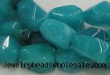 CHM05 16 inches 10*16mm freeform blue hemimorphite beads wholesale