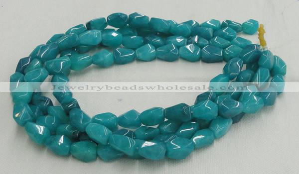 CHM05 16 inches 10*16mm freeform blue hemimorphite beads wholesale