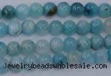 CHM200 15.5 inches 4mm round blue hemimorphite beads wholesale