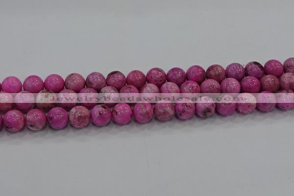 CHM224 15.5 inches 12mm round dyed hemimorphite beads wholesale