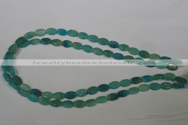 CHM27 15.5 inches 8*12mm oval blue hemimorphite beads wholesale