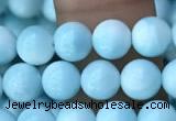 CHM301 15.5 inches 6mm round blue hemimorphite gemstone beads