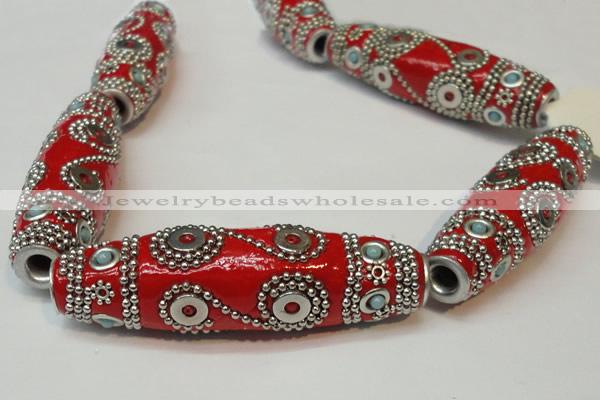 CIB05 17*60mm rice fashion Indonesia jewelry beads wholesale