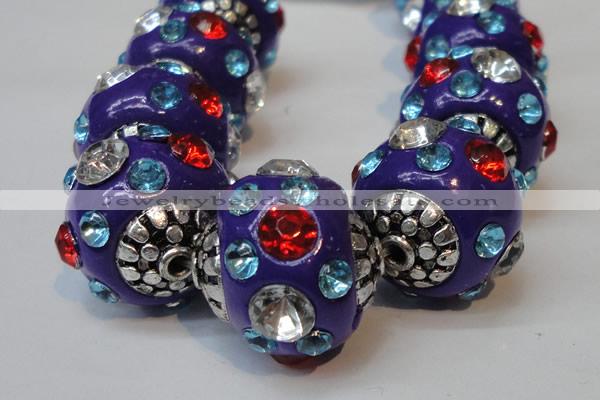 CIB105 17mm round fashion Indonesia jewelry beads wholesale