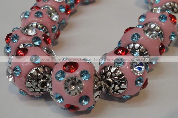 CIB106 17mm round fashion Indonesia jewelry beads wholesale