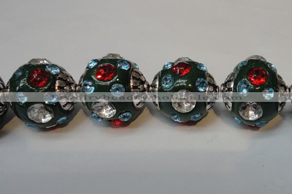 CIB121 19mm round fashion Indonesia jewelry beads wholesale