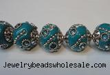 CIB122 19mm round fashion Indonesia jewelry beads wholesale