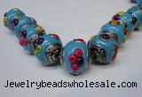 CIB152 21mm round fashion Indonesia jewelry beads wholesale