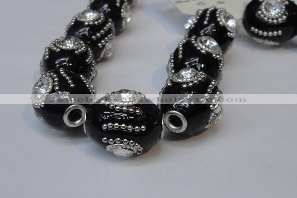 CIB162 19*22mm oval fashion Indonesia jewelry beads wholesale