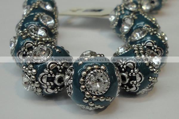 CIB201 19mm round fashion Indonesia jewelry beads wholesale