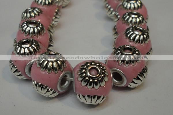 CIB233 14mm round fashion Indonesia jewelry beads wholesale