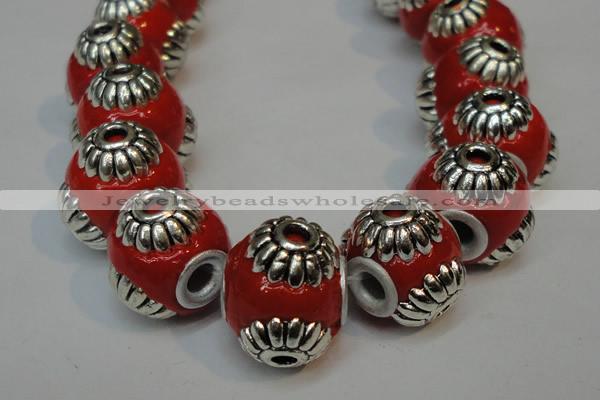 CIB234 14mm round fashion Indonesia jewelry beads wholesale