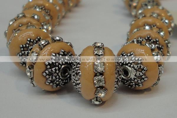 CIB272 14*16mm rondelle fashion Indonesia jewelry beads wholesale