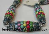 CIB28 17*60mm rice fashion Indonesia jewelry beads wholesale