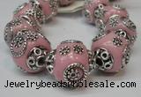 CIB280 16*16mm rondelle fashion Indonesia jewelry beads wholesale