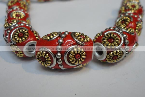 CIB296 14*22mm drum fashion Indonesia jewelry beads wholesale