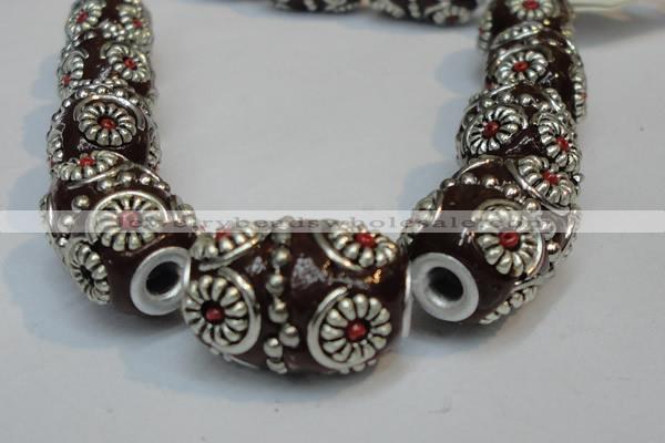 CIB298 14*22mm drum fashion Indonesia jewelry beads wholesale