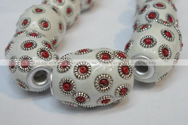 CIB325 16*21mm drum fashion Indonesia jewelry beads wholesale