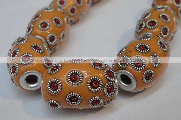 CIB326 16*21mm drum fashion Indonesia jewelry beads wholesale