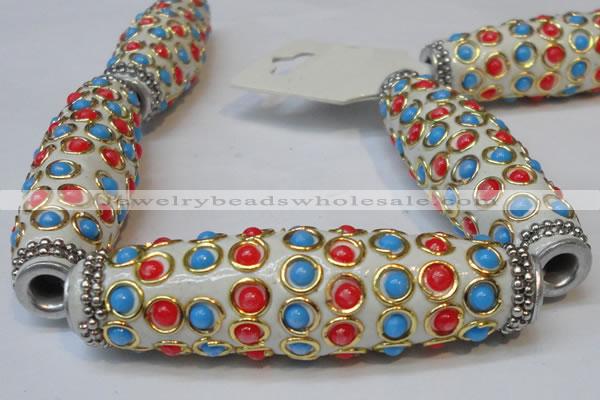 CIB33 17*60mm rice fashion Indonesia jewelry beads wholesale