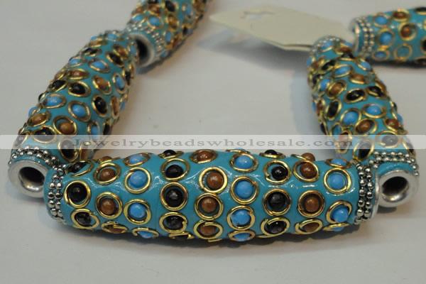 CIB34 17*60mm rice fashion Indonesia jewelry beads wholesale