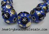 CIB365 23mm round fashion Indonesia jewelry beads wholesale