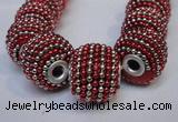 CIB403 17mm round fashion Indonesia jewelry beads wholesale