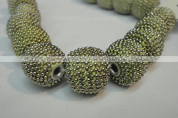 CIB412 20mm round fashion Indonesia jewelry beads wholesale