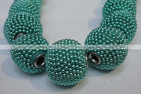 CIB414 20mm round fashion Indonesia jewelry beads wholesale