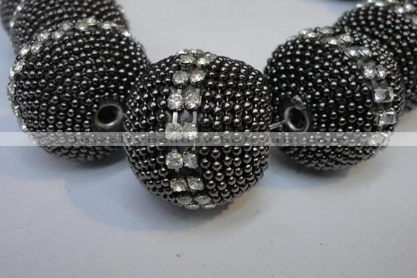 CIB426 25mm round fashion Indonesia jewelry beads wholesale