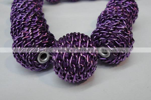 CIB452 24mm round fashion Indonesia jewelry beads wholesale