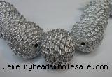 CIB455 30mm round fashion Indonesia jewelry beads wholesale