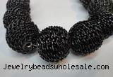 CIB456 30mm round fashion Indonesia jewelry beads wholesale