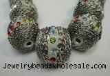 CIB460 25mm round fashion Indonesia jewelry beads wholesale