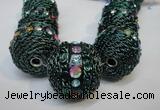 CIB461 25mm round fashion Indonesia jewelry beads wholesale