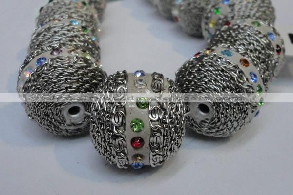 CIB465 25mm round fashion Indonesia jewelry beads wholesale