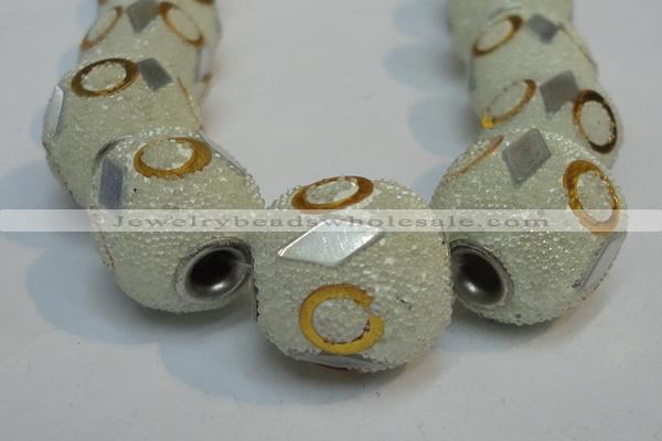 CIB480 15*16mm drum fashion Indonesia jewelry beads wholesale