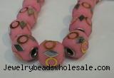 CIB481 15*16mm drum fashion Indonesia jewelry beads wholesale